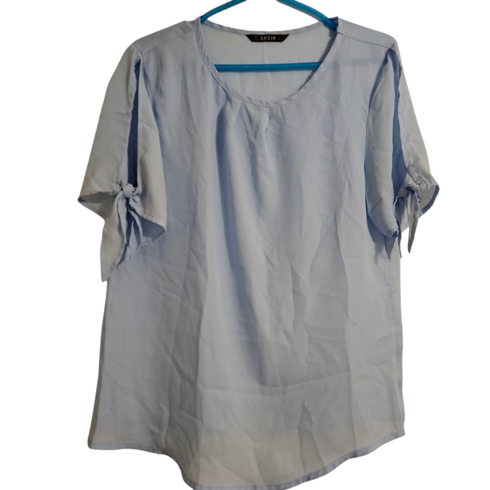 SHEIN Light Blue Women's Top